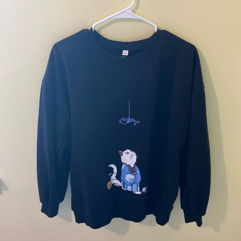 NWOT Sweatshirt with Cat